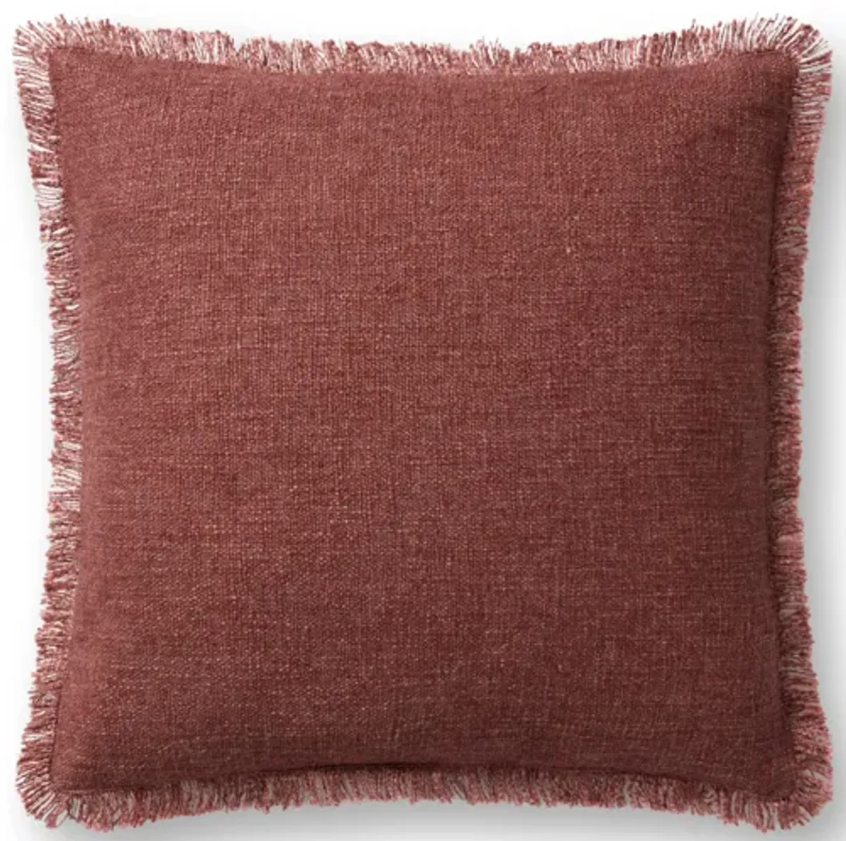 Sable PAL0033 Wine 18''x18'' Down Pillow by Amber Lewis x Loloi