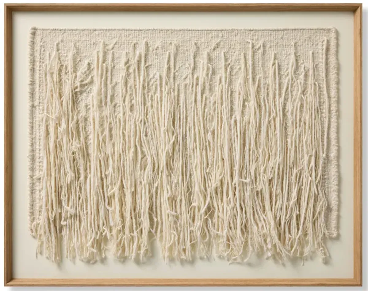 Ivory Falls Ivory/Ivory 4'x3'2" Wall Art
