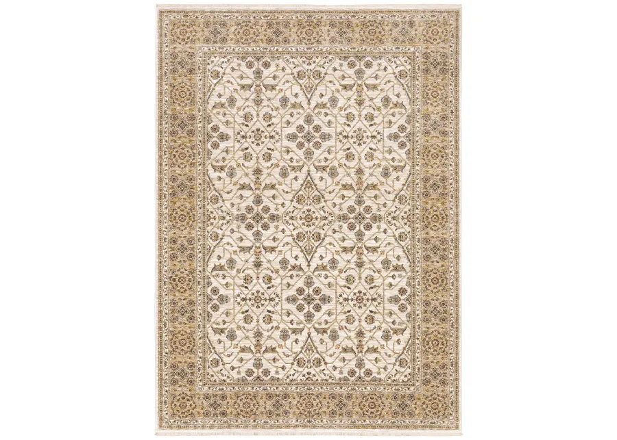 Maharaja 2' x 3' Ivory Rug