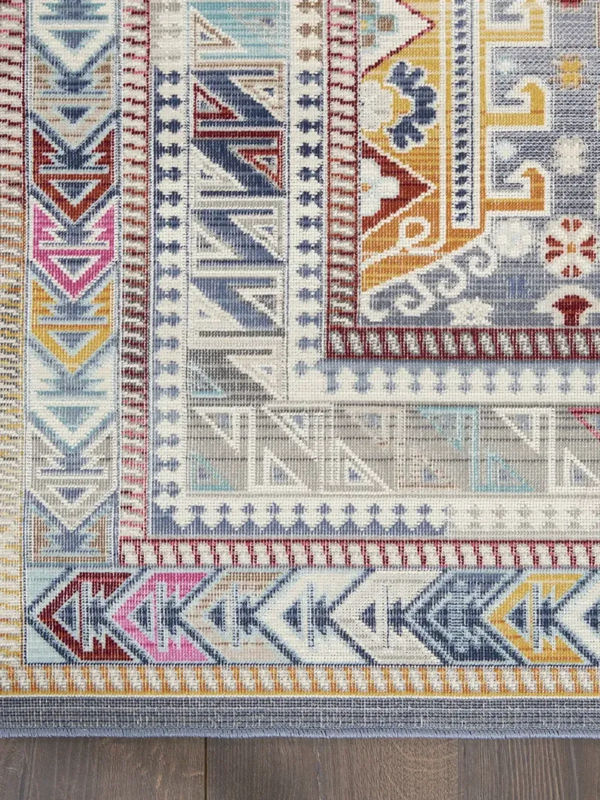 Vintage Kashan VKA06 Gray/Multicolor 4' x 6' Rug