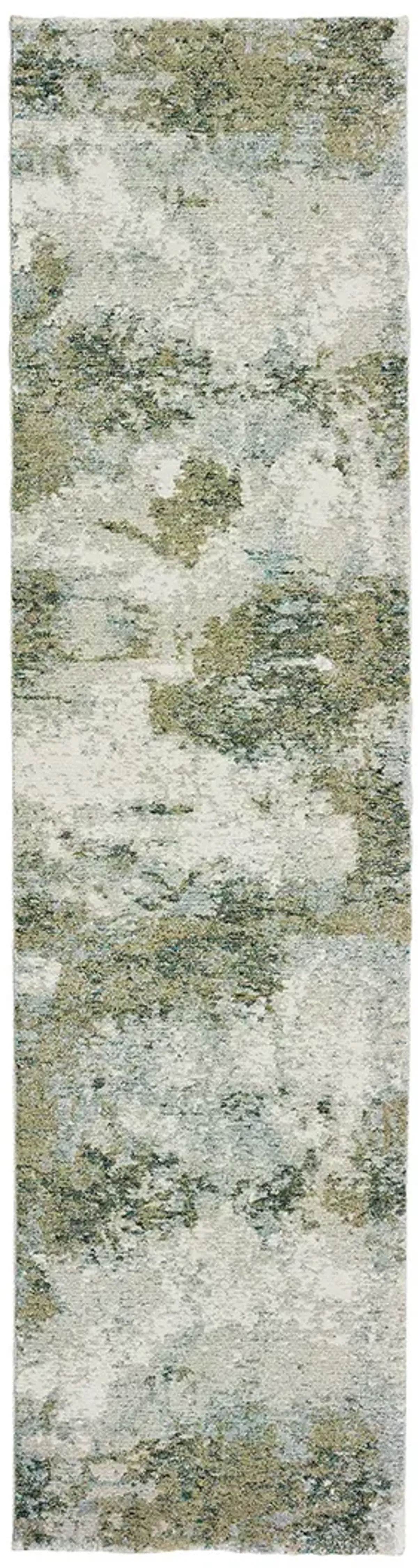 Evolution 2'6" x 12' Blue Rug