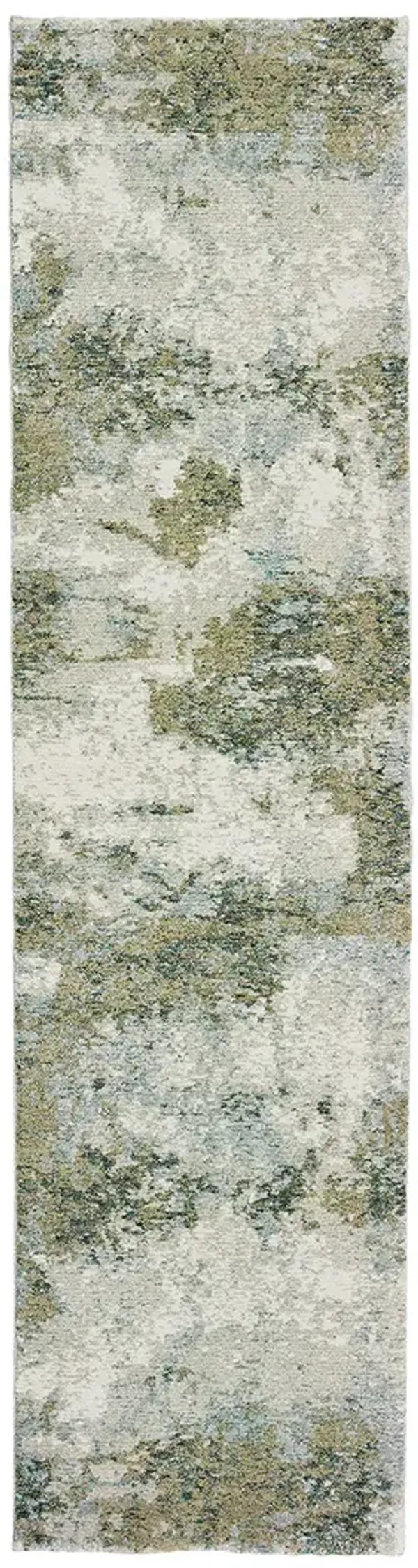 Evolution 2'6" x 12' Blue Rug