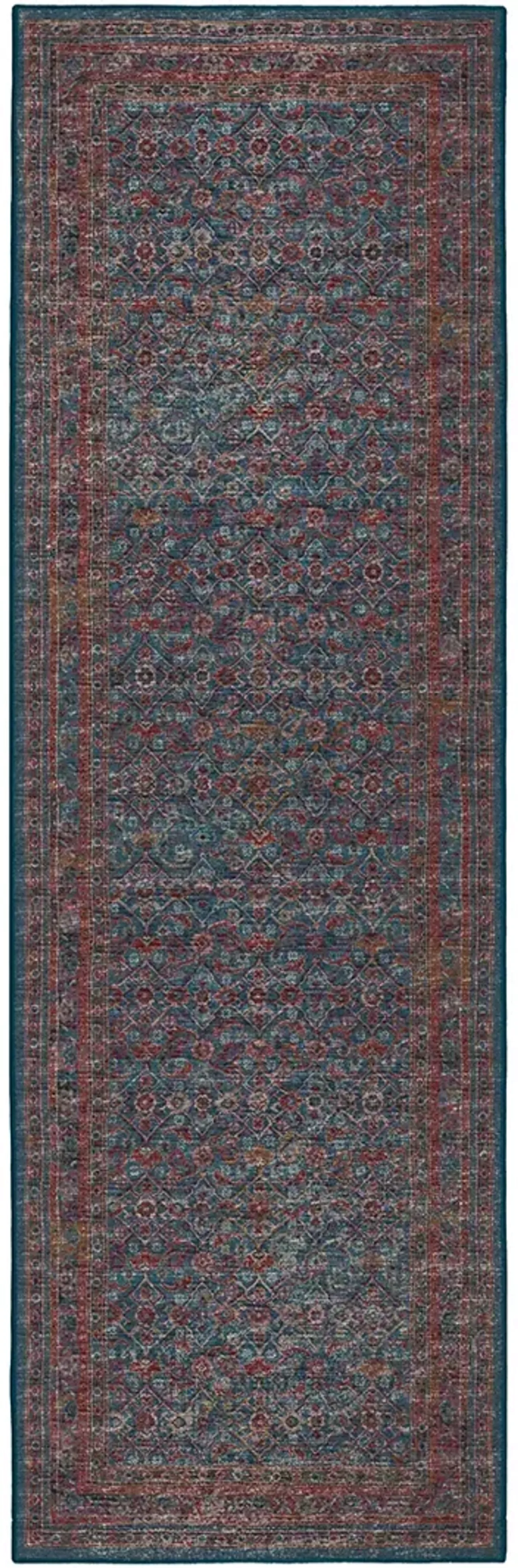 Jericho JC7 Navy 2'6" x 12' Rug