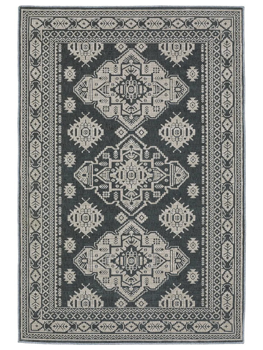 Intrigue 7'10" x 10'10" Blue Rug