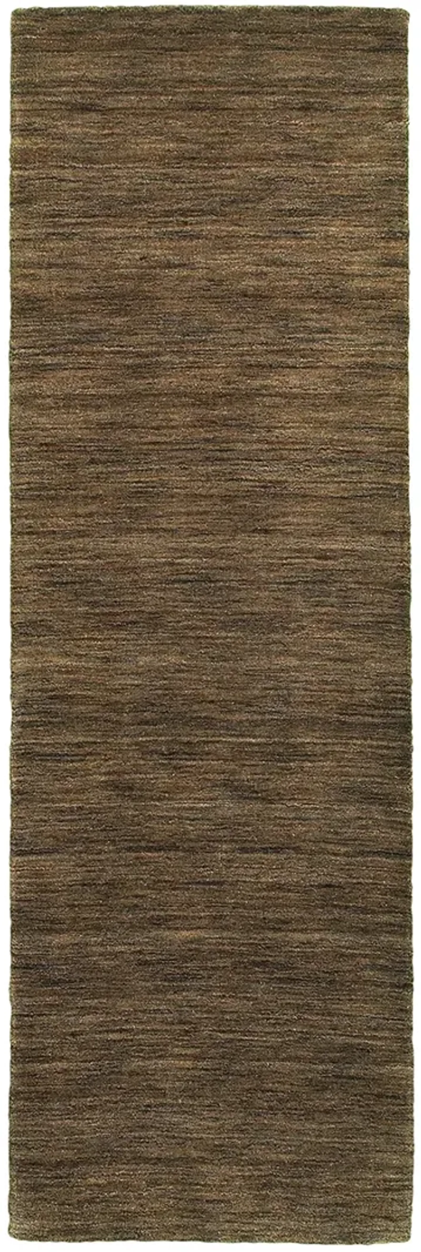 Aniston 2'6" x 8' Brown Rug