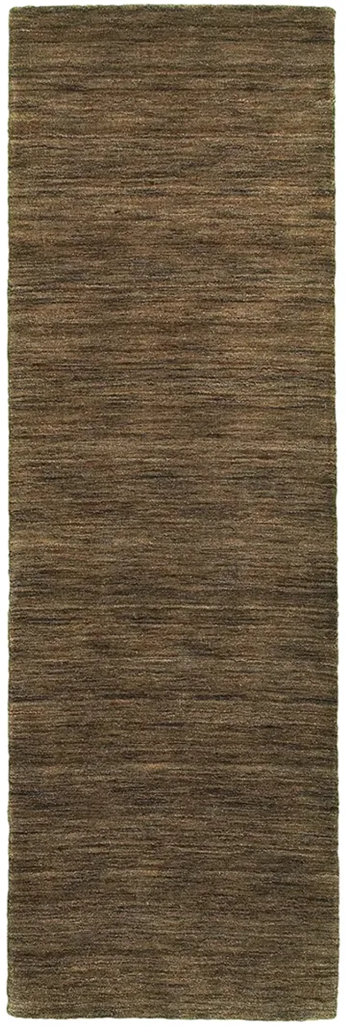 Aniston 2'6" x 8' Brown Rug