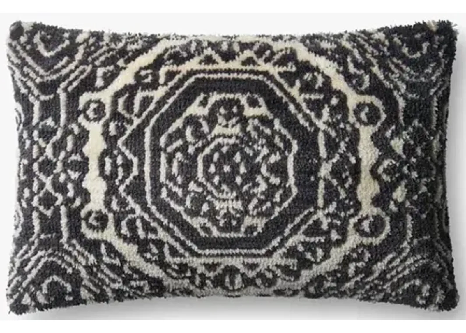 P0578 Black/White 13"x21" Poly Pillow