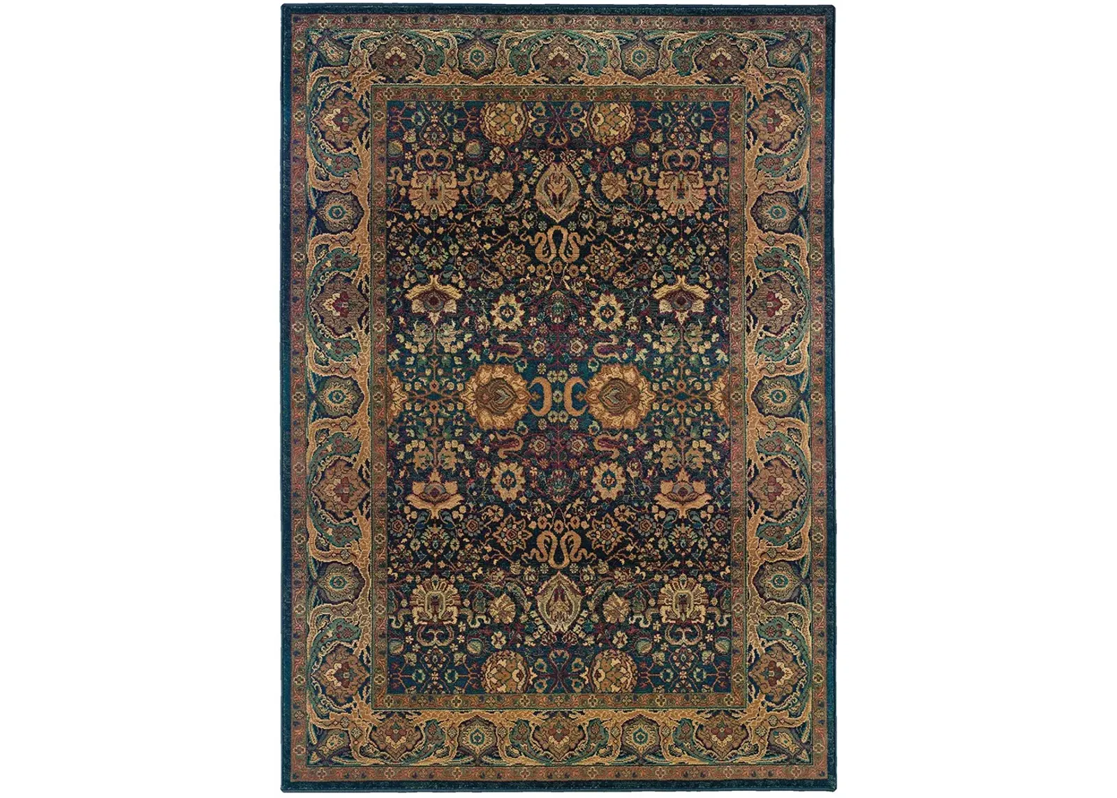 Kharma 7'10" x 11' Blue Rug