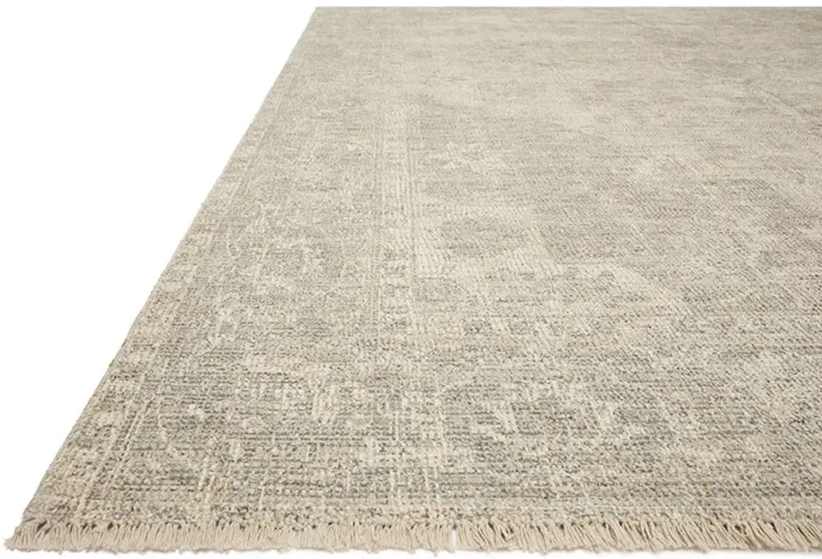 Priya PRY04 Ivory/Grey 5' x 7'6" Rug