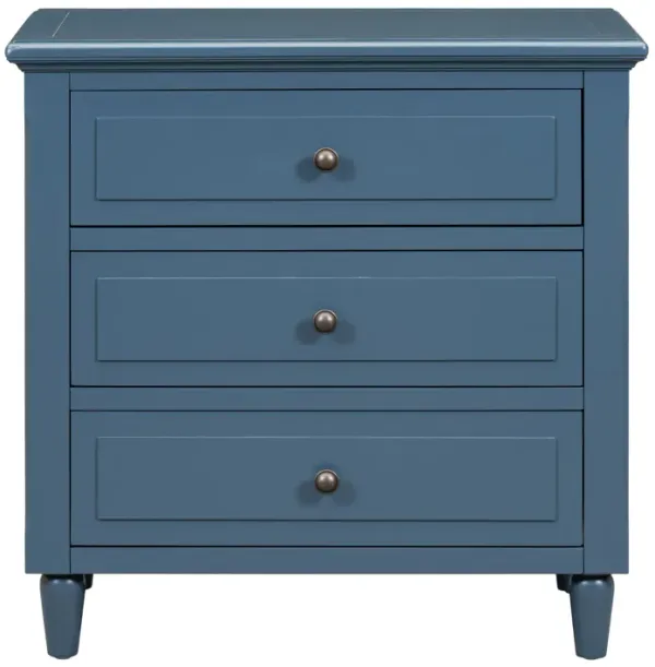 Merax Classic 3-Drawer Nightstand Storage Wood Cabinet