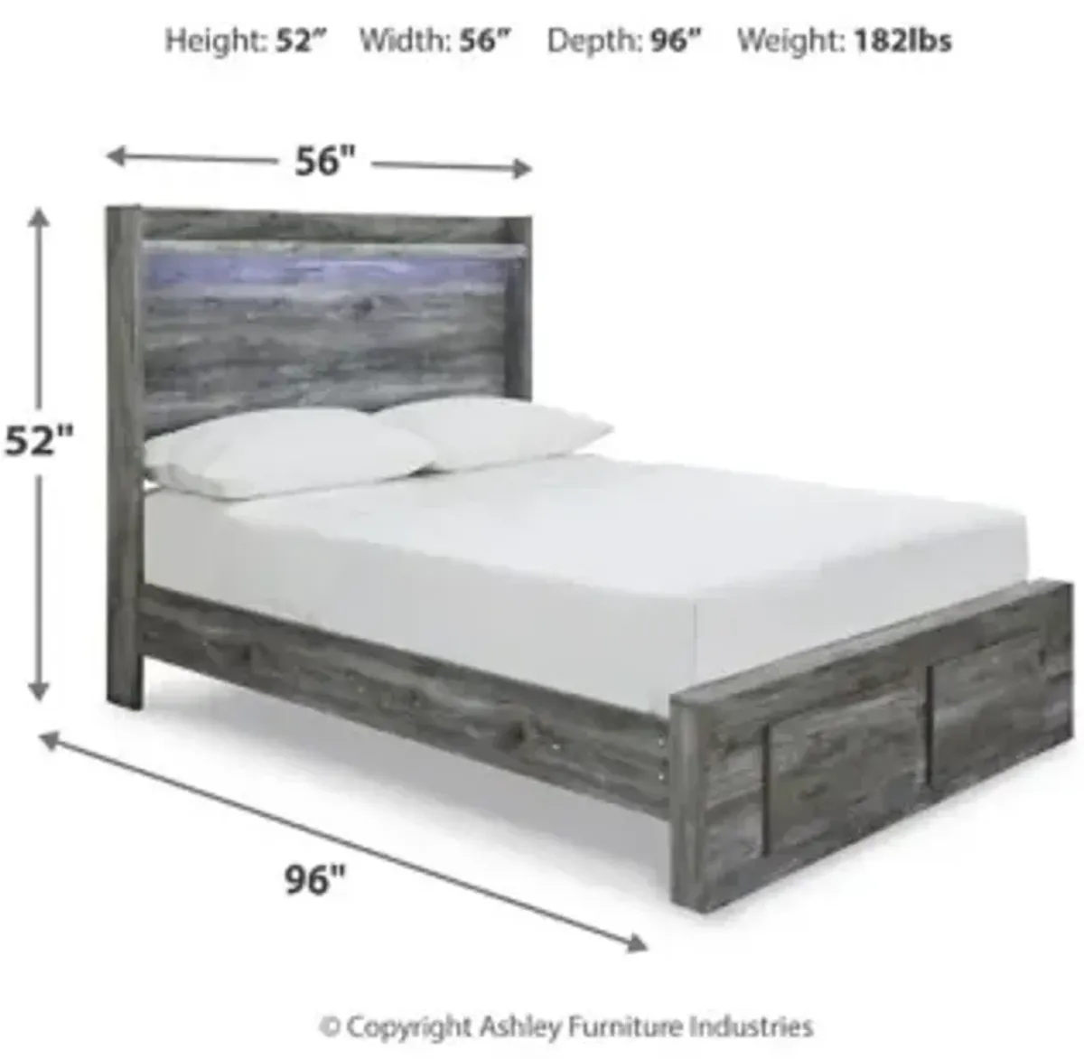 Baystorm Full Panel Bed