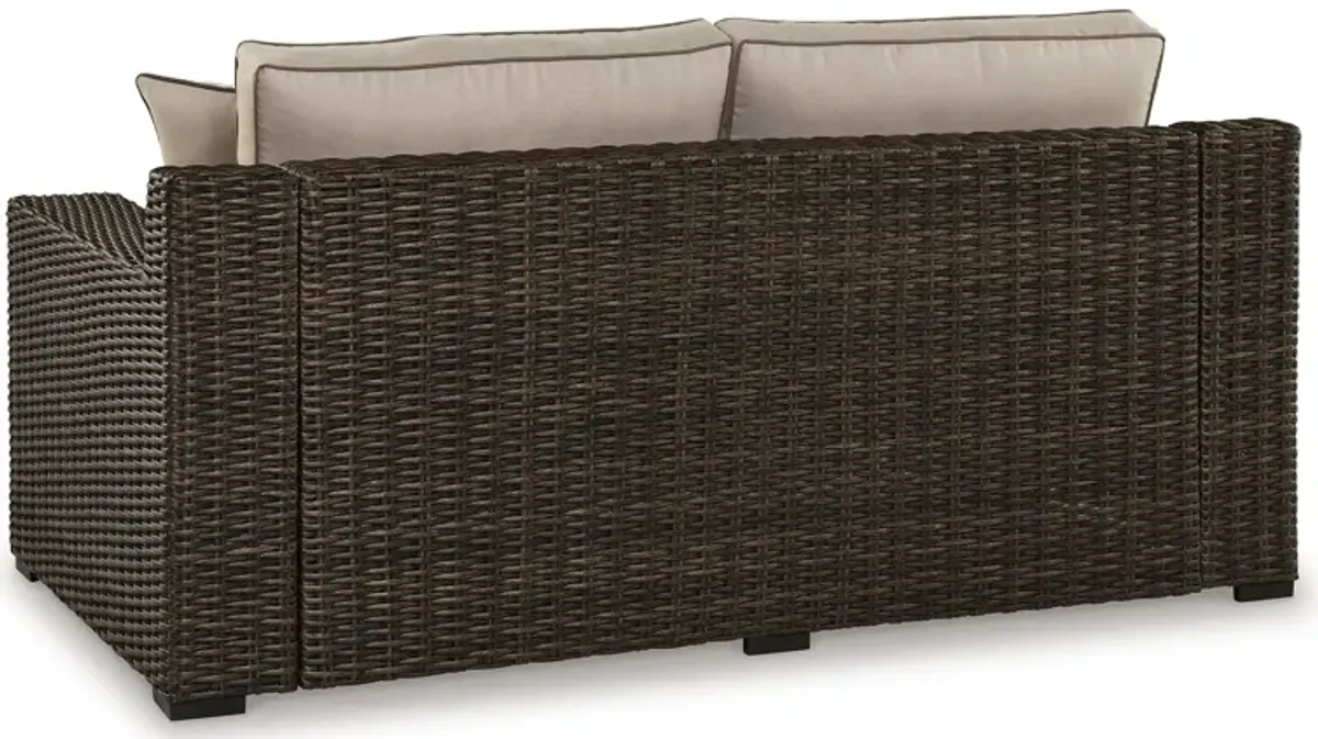 Coastline Bay Outdoor Loveseat with Cushion