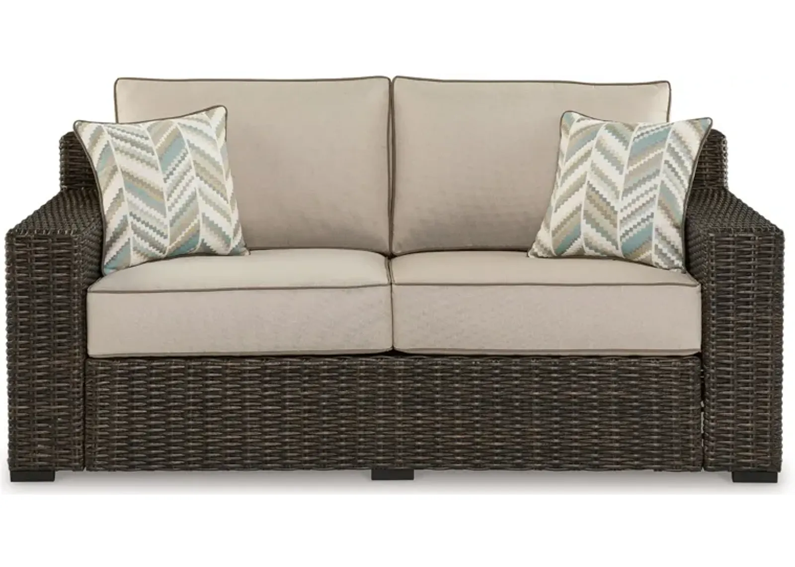 Coastline Bay Outdoor Loveseat with Cushion