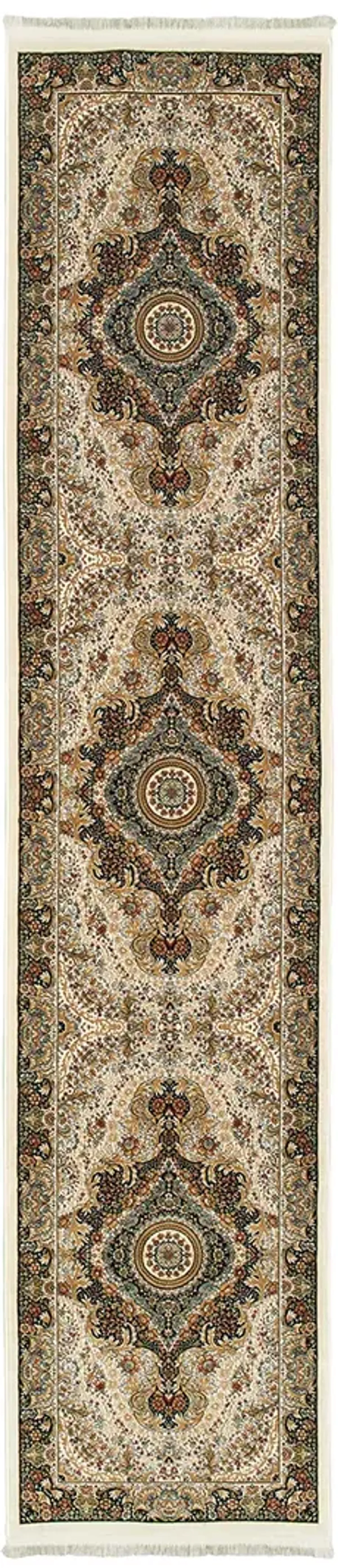 Masterpiece 2'3" x 10' Ivory Rug