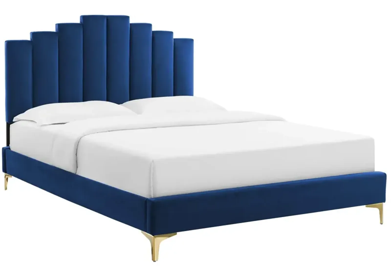 Modway - Elise Queen Performance Velvet Platform Bed