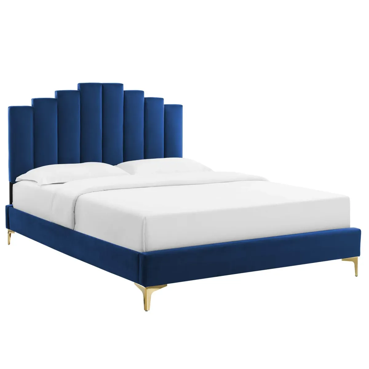 Modway - Elise Queen Performance Velvet Platform Bed