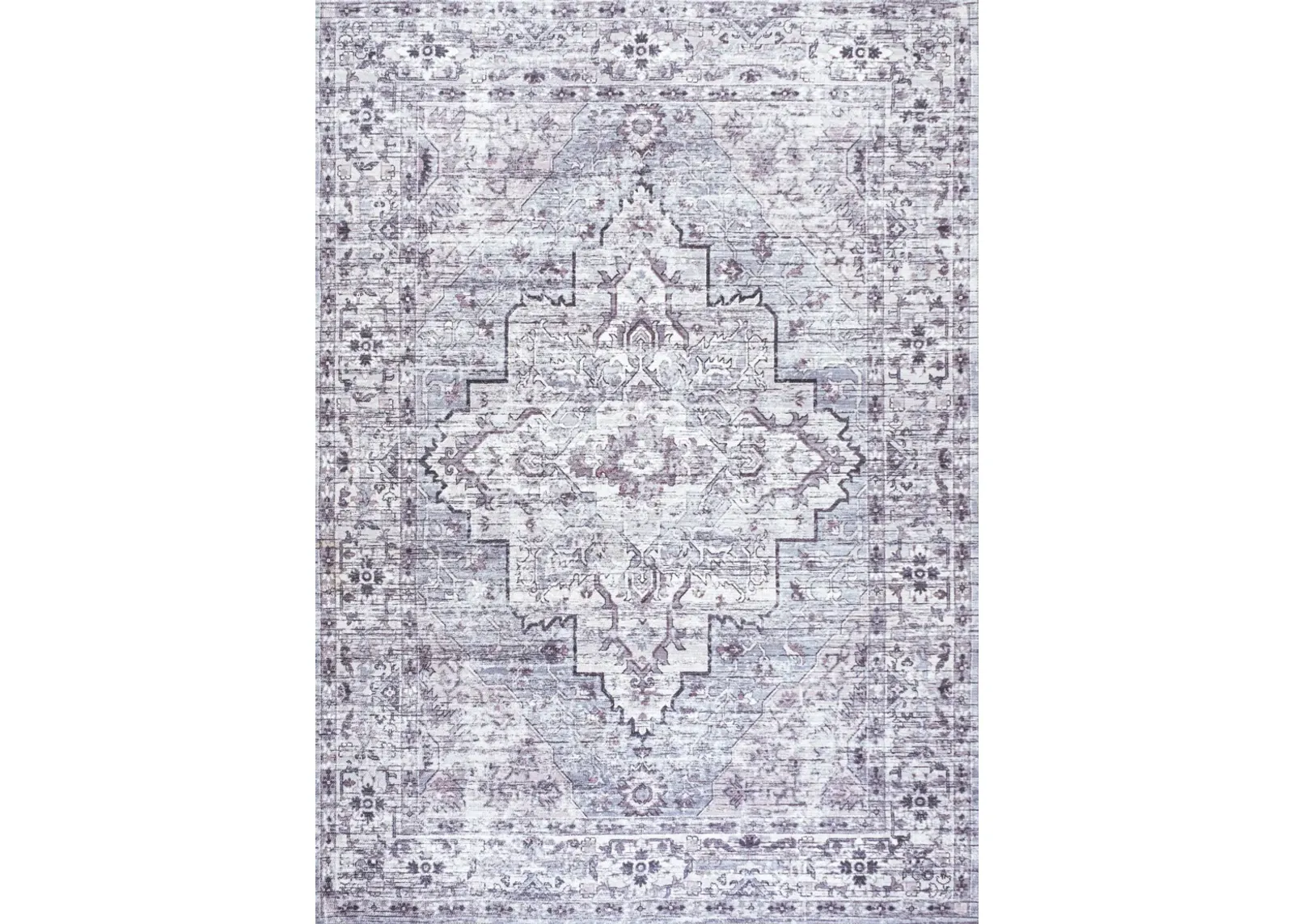 Didim Boho Medallion Machine-Washable Area Rug