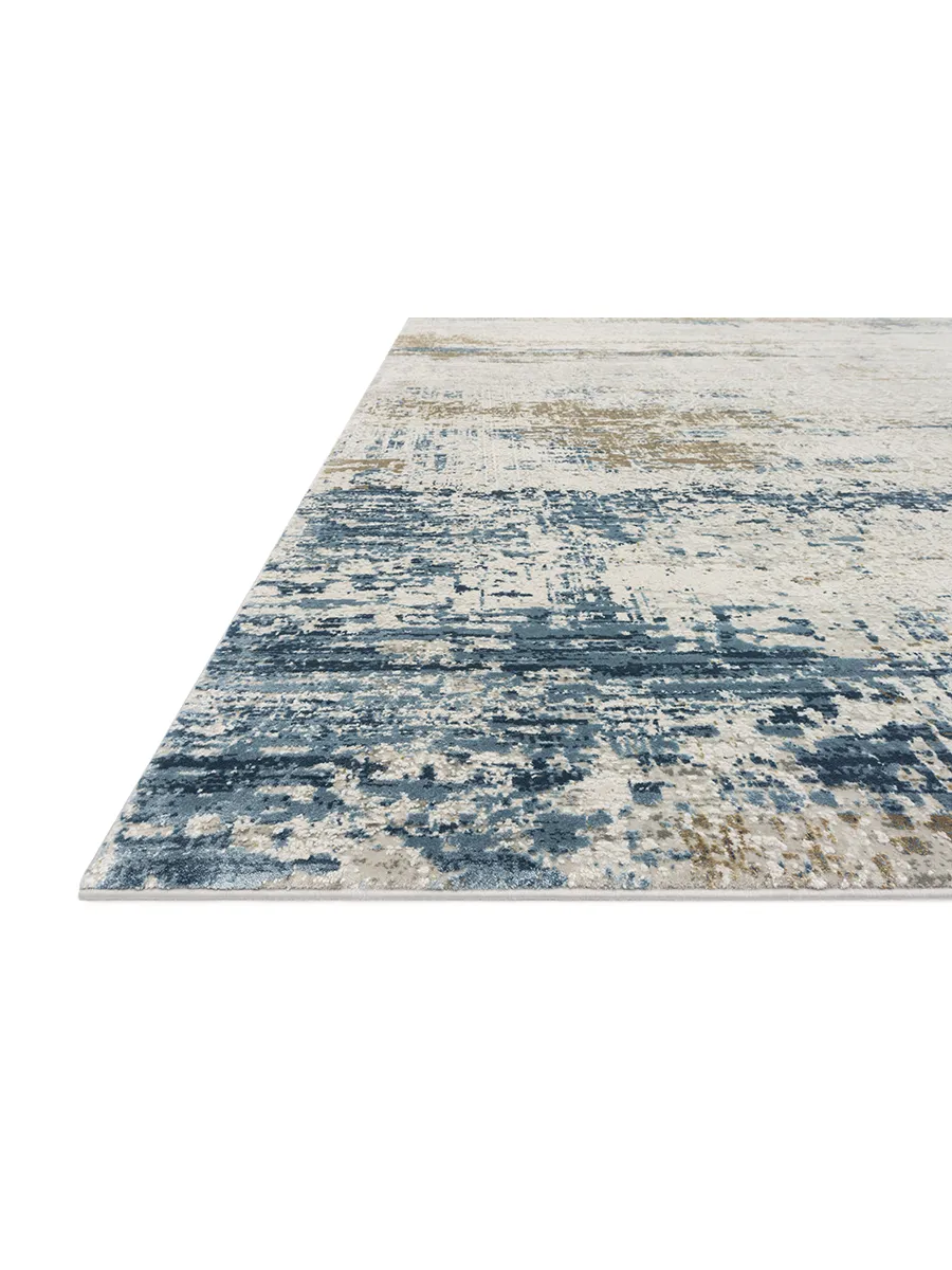 Sienne SIE05 Ivory/Azure 3'7" x 5'7" Rug