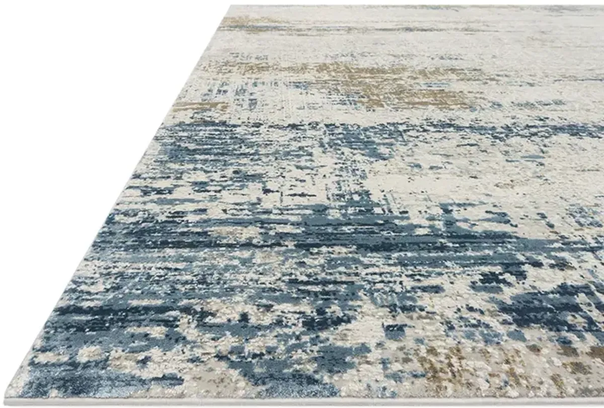 Sienne SIE05 Ivory/Azure 3'7" x 5'7" Rug