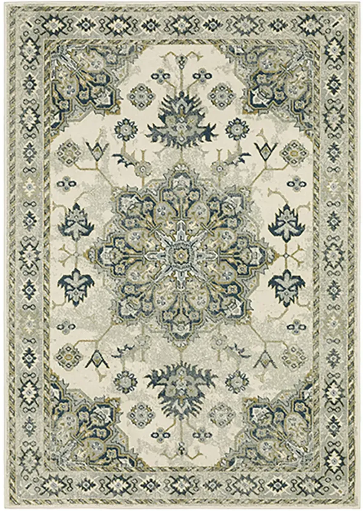 Branson 9'10" x 12'10" Ivory Rug