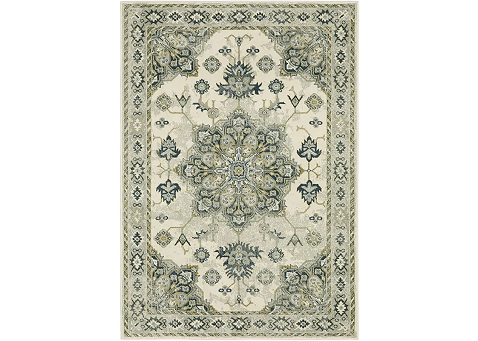 Branson 9'10" x 12'10" Ivory Rug