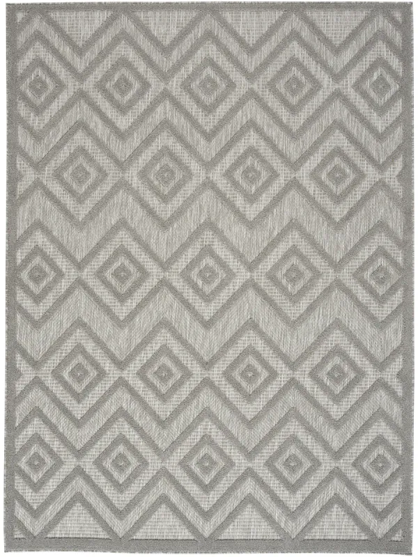 Versatile NRV01 Silver/Gray 2' x 4' Rug