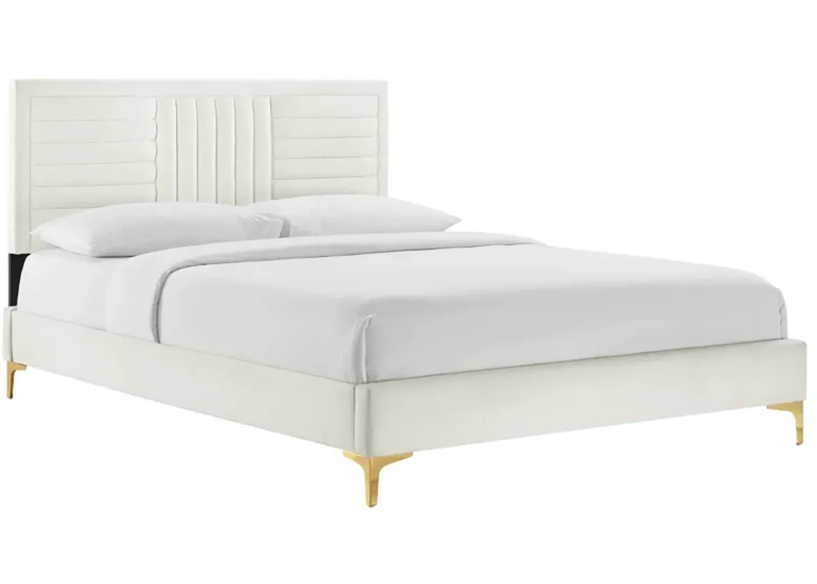 Modway - Sofia Channel Tufted Performance Velvet King Platform Bed