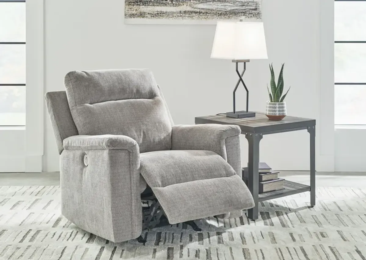 Barnsana Power Recliner in Ash