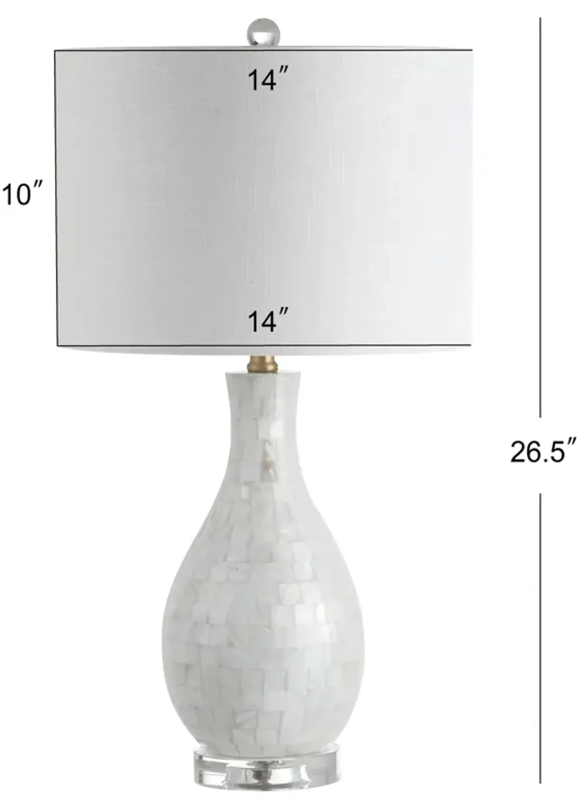 Josephine Seashell LED Table Lamp