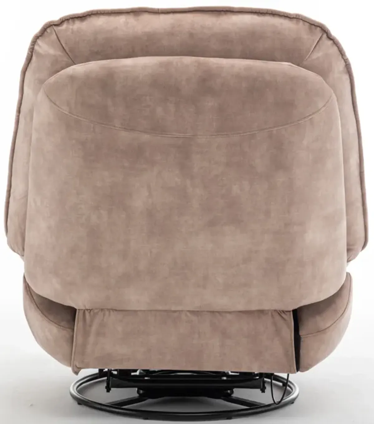 Merax Velvet Reclining Lazy Chair with Mobile Phone Holder