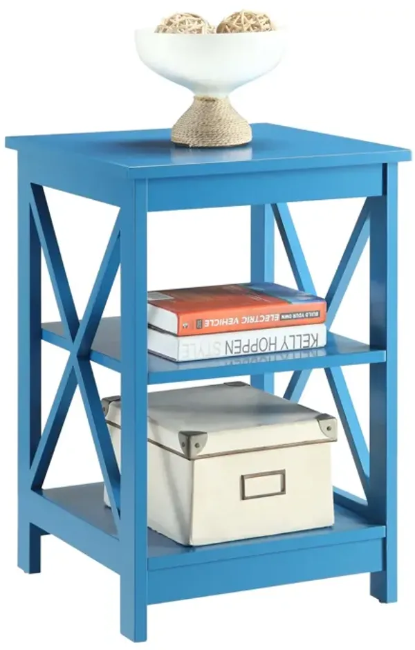 Oxford End Table with Shelves