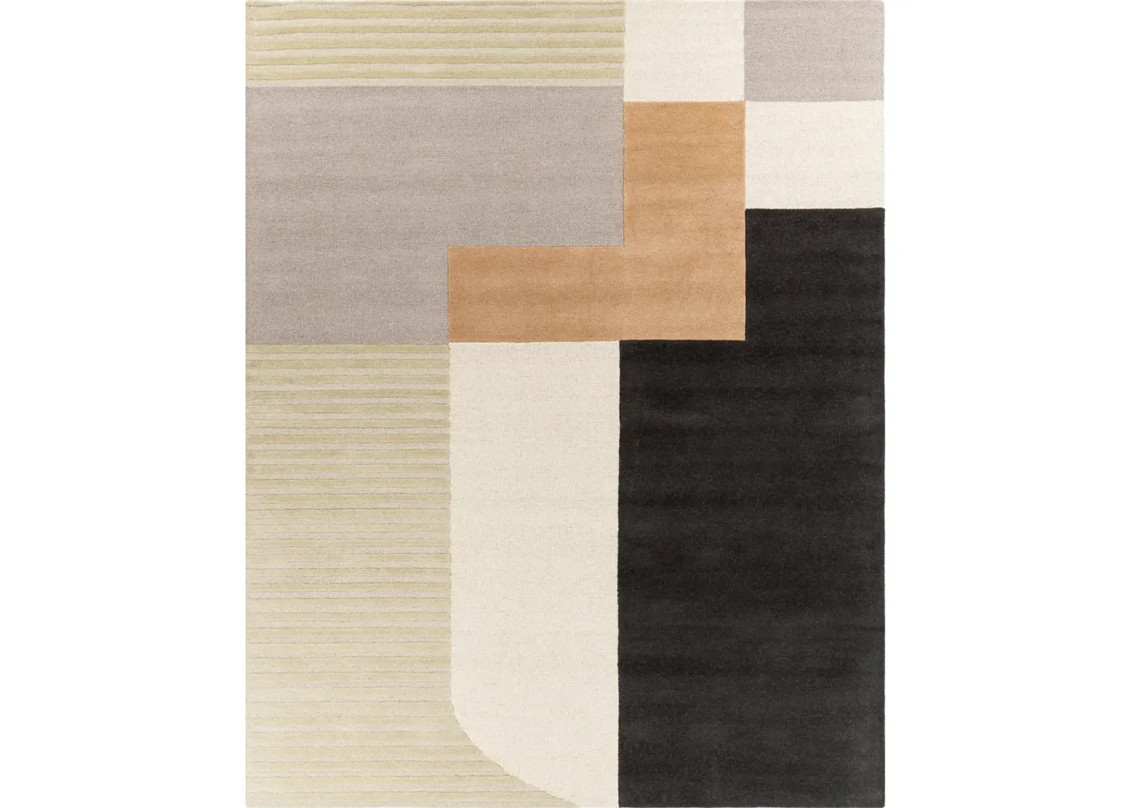 Emma EMM-2304 6' x 9' Brown Rug