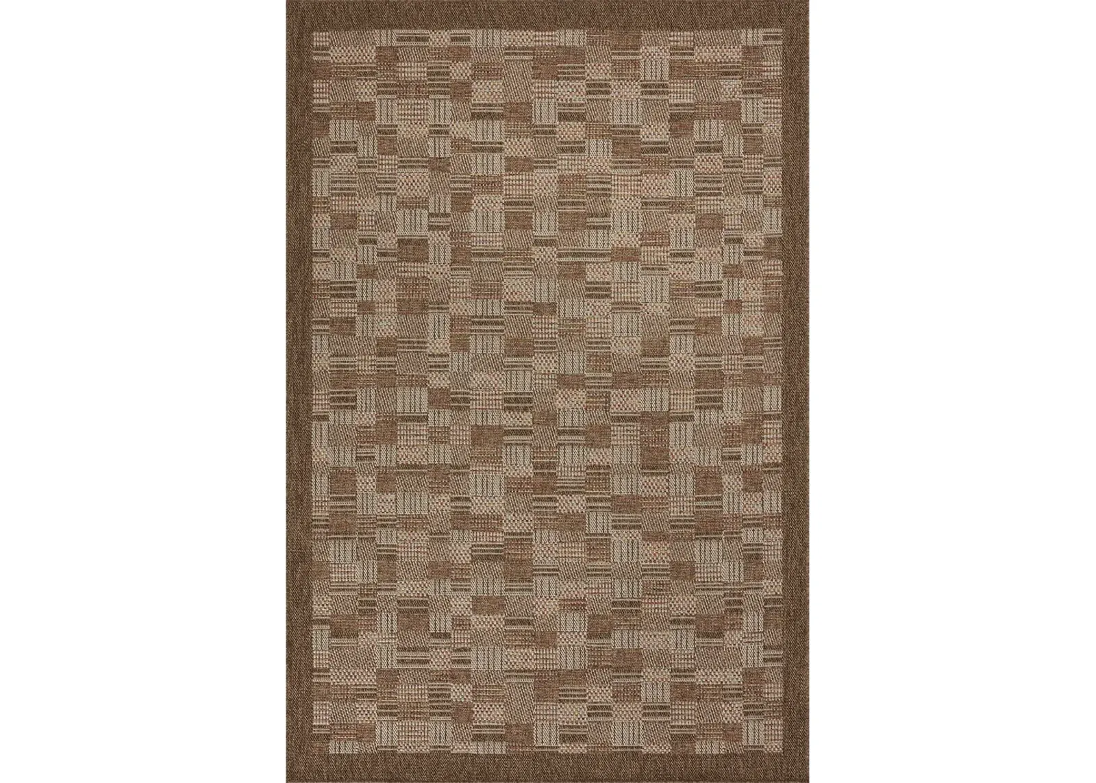 Merrick MER-04 Chestnut / Fiesta 6''3" x 9''2" Rug by Loloi II