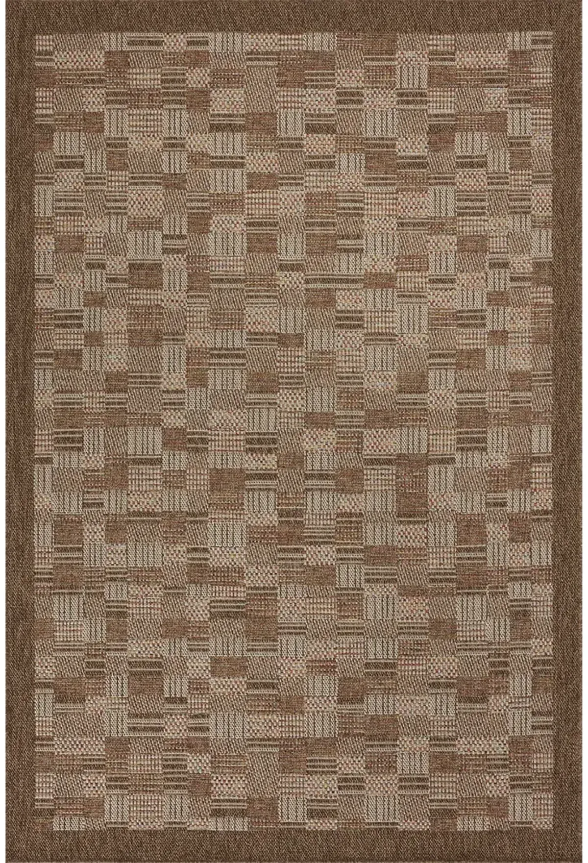 Merrick MER-04 Chestnut / Fiesta 6''3" x 9''2" Rug by Loloi II