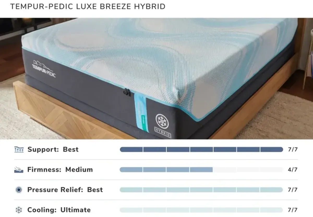 Tempur-Pedic Luxe Breeze Hybrid King Mattress