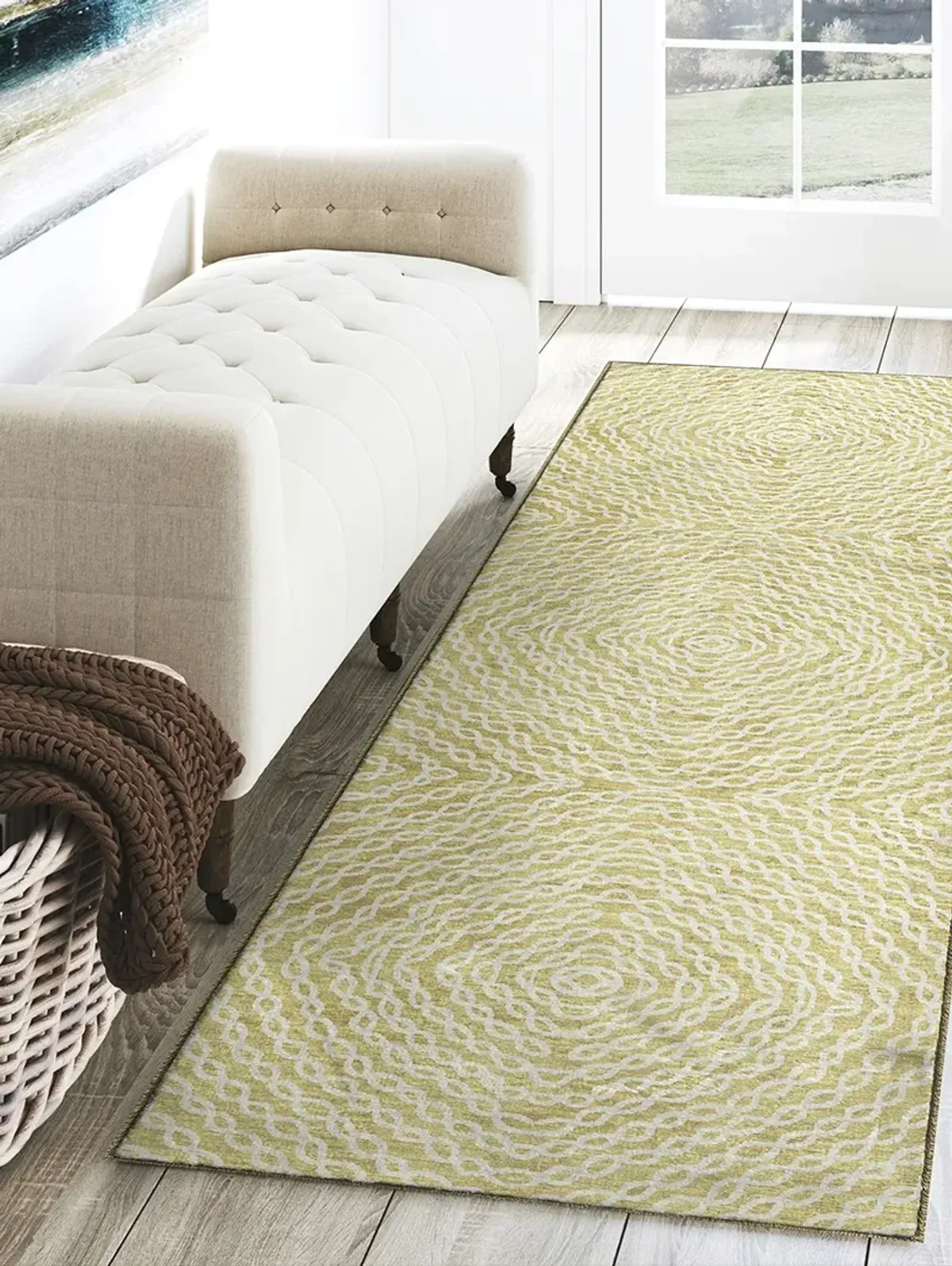 Brisbane BR3 Gold 2'3" x 7'6" Rug