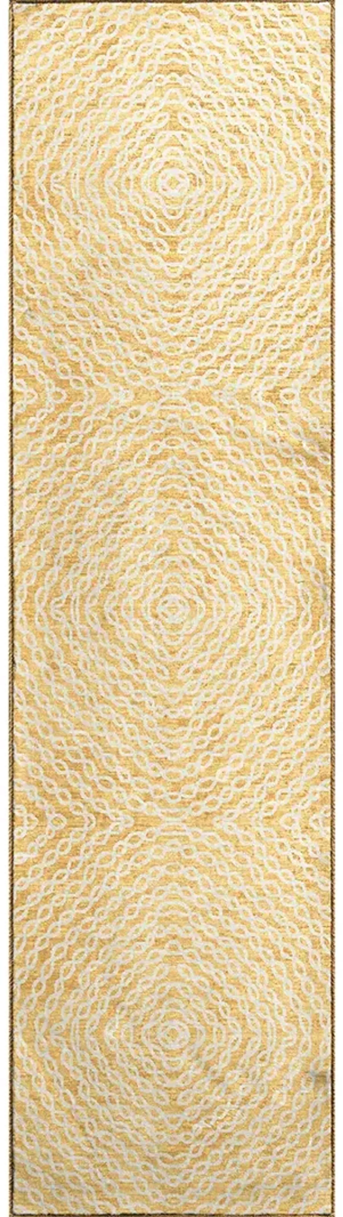 Brisbane BR3 Gold 2'3" x 7'6" Rug