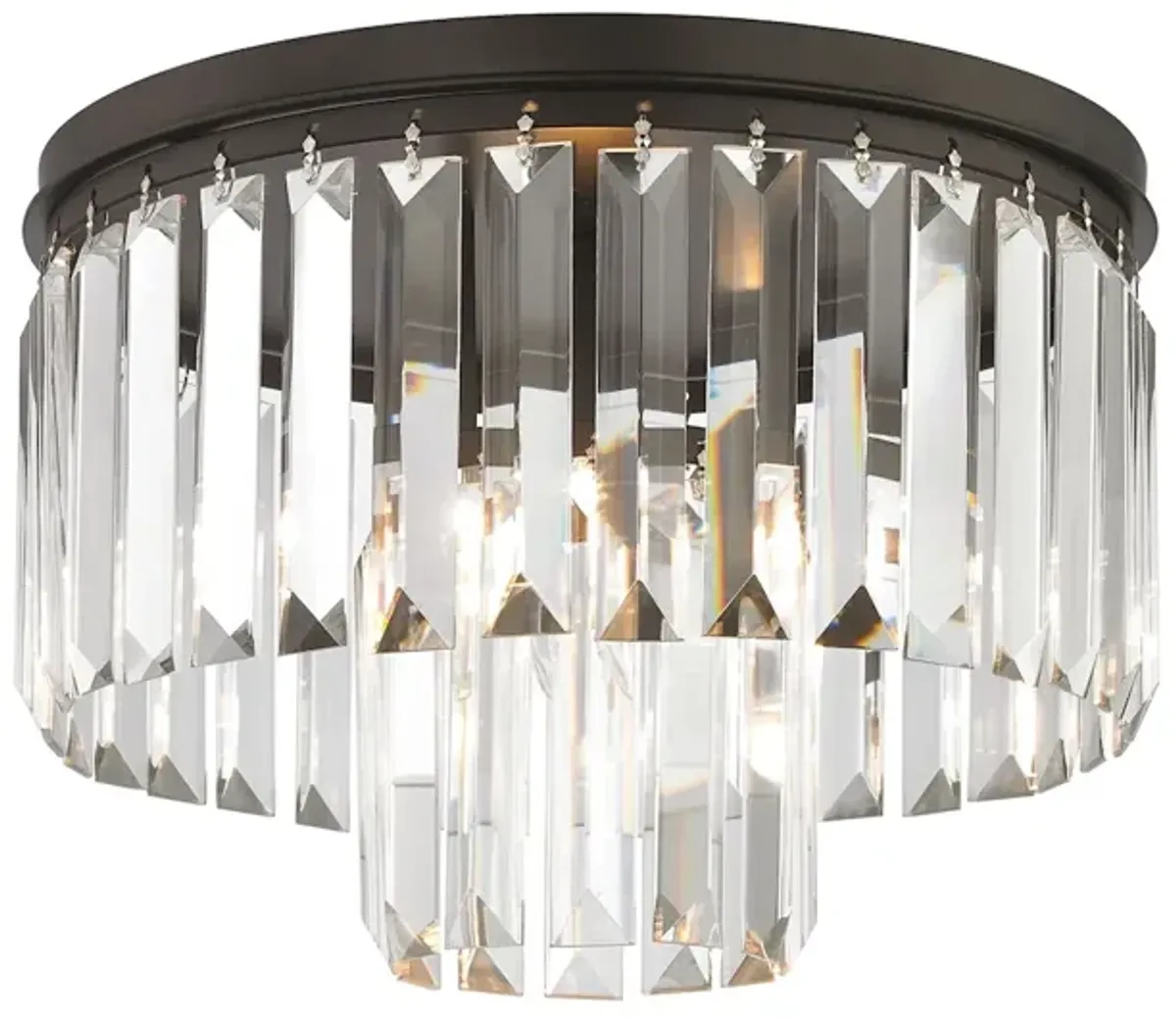 Palacial 12'' Wide Semi Flush Mount