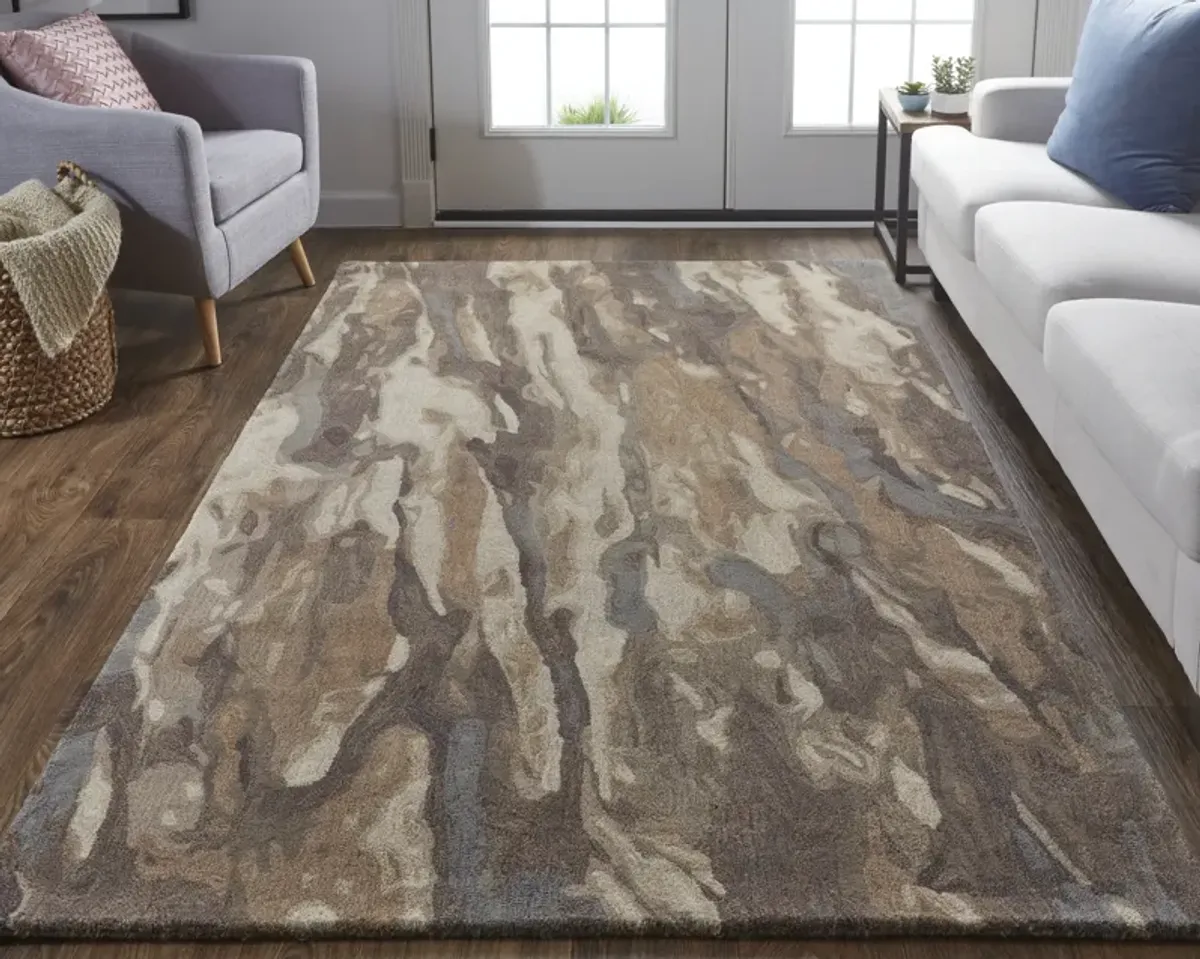 Amira 8632F Brown/Gray/Tan 5' x 8' Rug