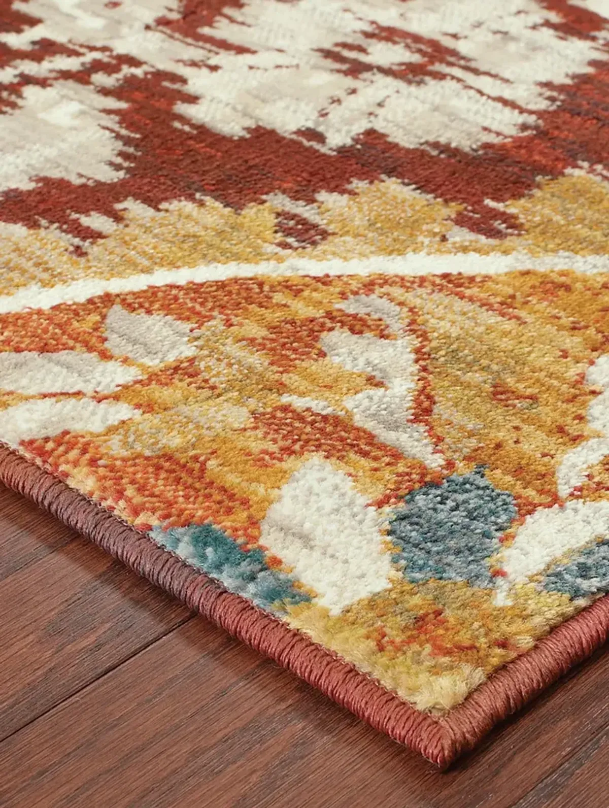 Sedona 1'10" x 3' Red Rug