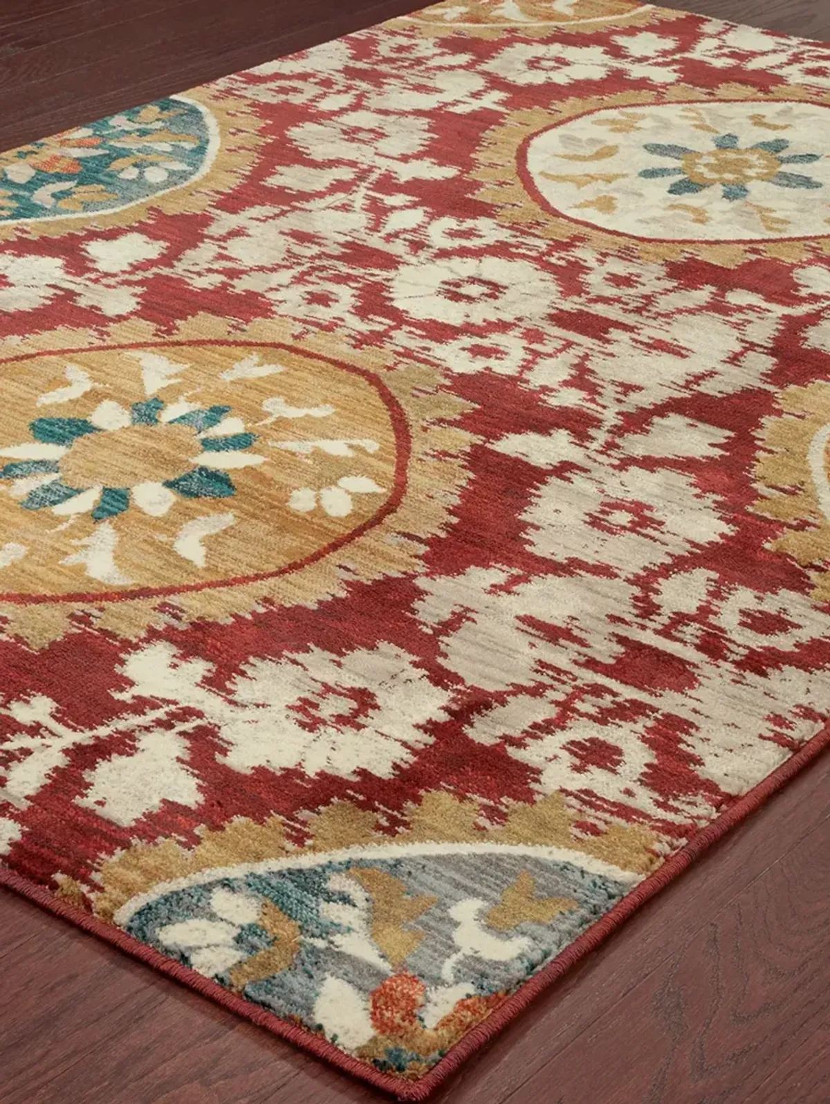 Sedona 1'10" x 3' Red Rug