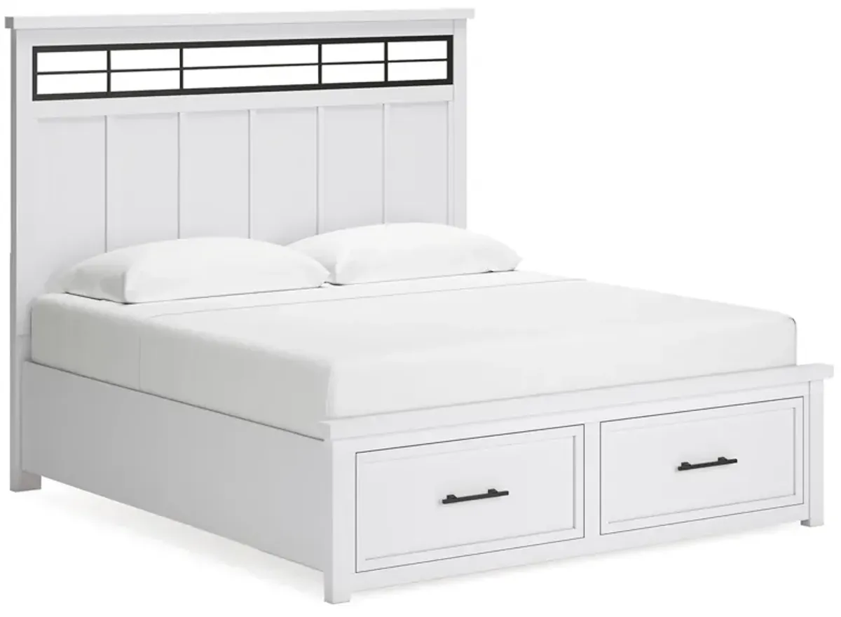 Ashbryn Queen Panel Storage Bed