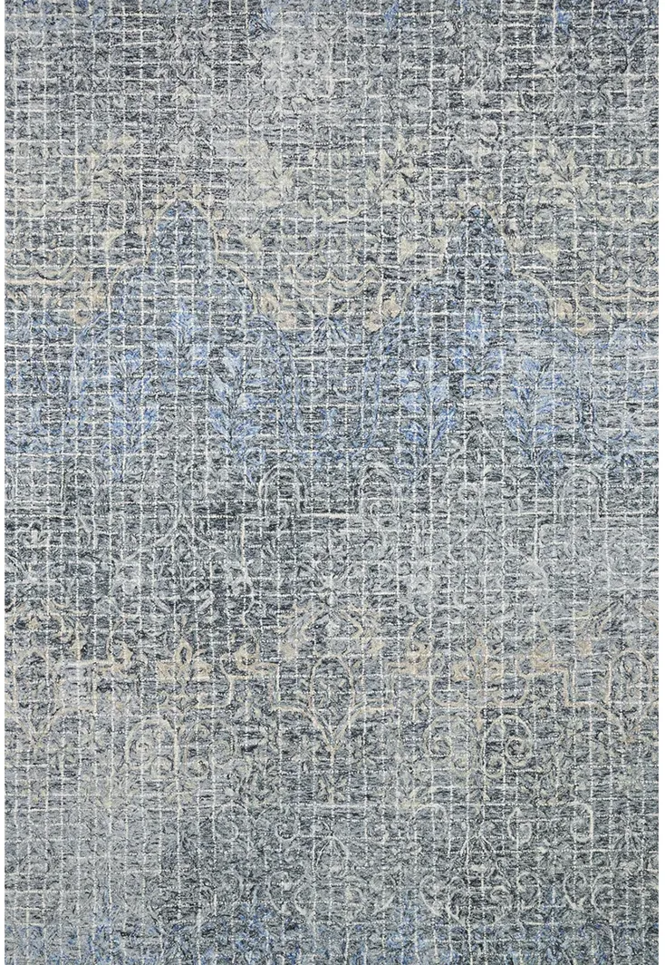 Tatum Ink/Blue 9'3" x 13' Rug