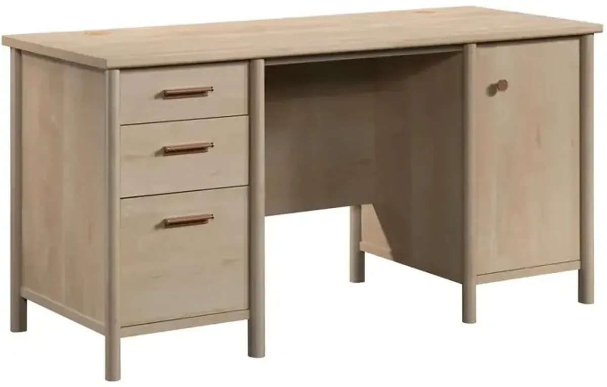 Sauder Whitaker Point 60 Desk  Natural Maple