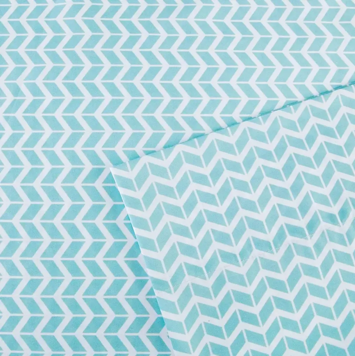 Belen Kox Aqua Chevron Microfiber Sheet Set, Belen Kox