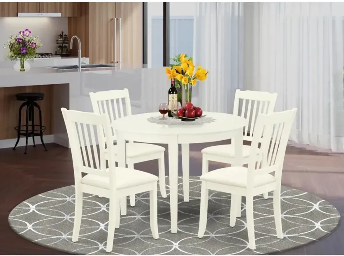 Dining Room Set Linen White