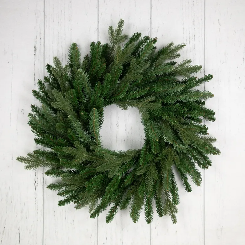 Grande Spruce Artificial Christmas Wreath  24-Inch  Unlit