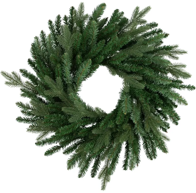 Grande Spruce Artificial Christmas Wreath  24-Inch  Unlit