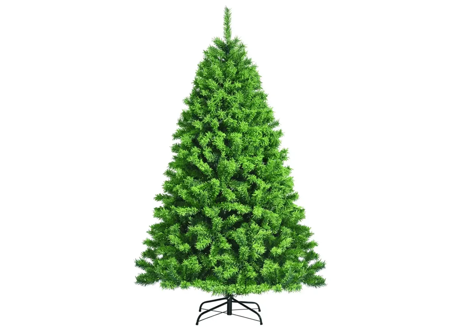 Snow Flocked Artificial Christmas Tree with Metal Stand