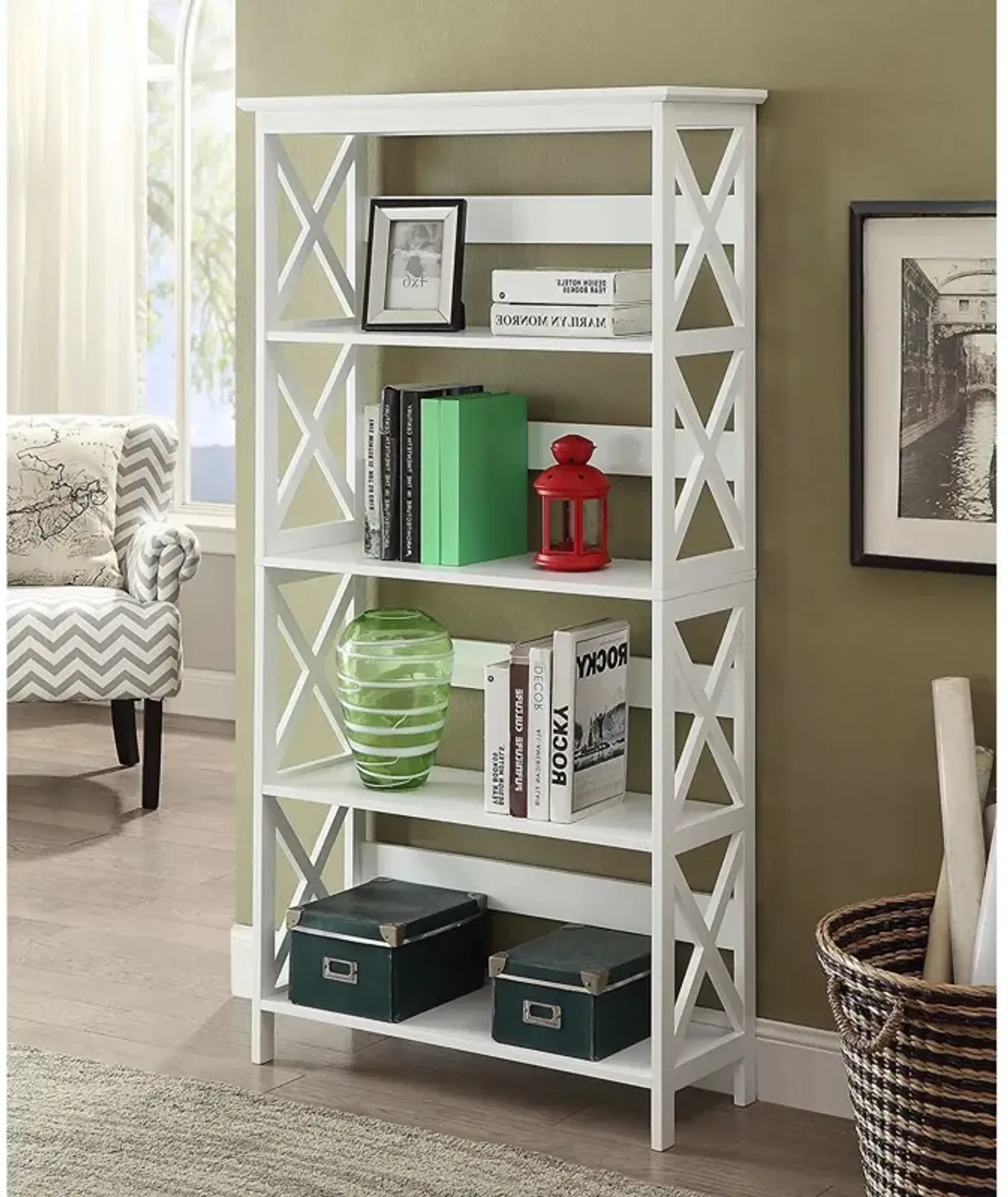 Hivvago 5-Tier Bookcase